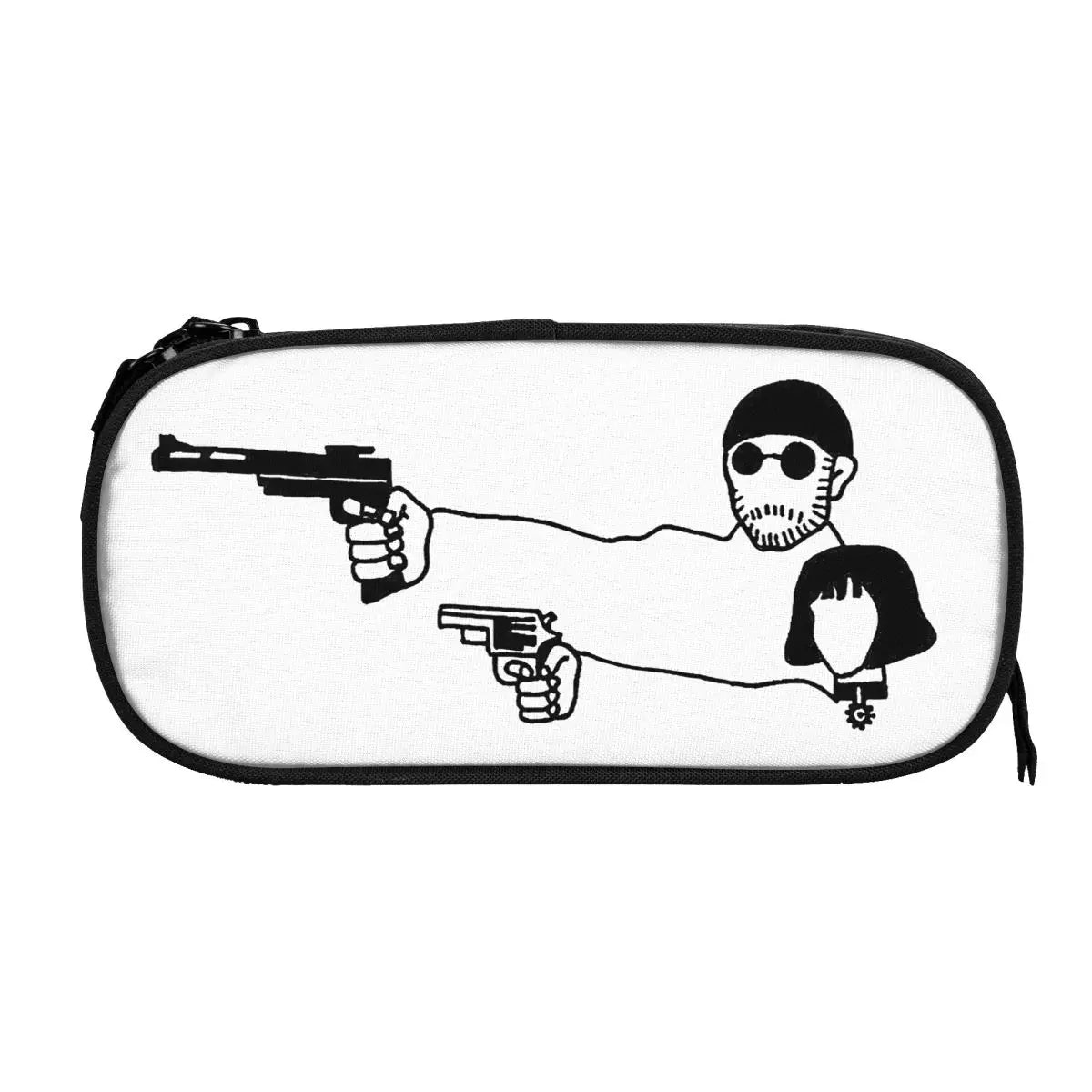 Leon The Professional Pen Box Student School Anime Zipper Pen Bag