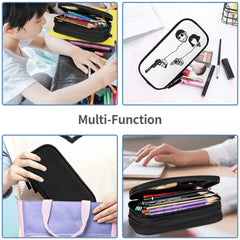 Leon The Professional Pen Box Student School Anime Zipper Pen Bag