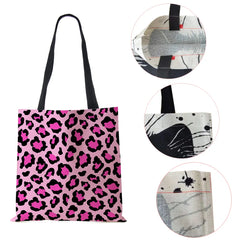 Leopard Grain Printed Handbag Shoulder Bag Tote Ladies Casual Shopping Bag