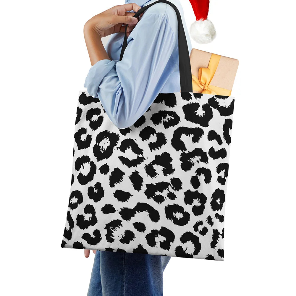 Leopard Grain Printed Handbag Shoulder Bag Tote Ladies Casual Shopping Bag