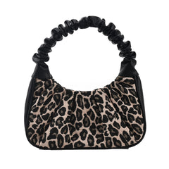 Leopard Print PU leather Shoulder Bag Vintage Ladies Small Purse Handbags