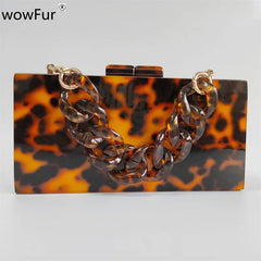 Leopard Print Crossbody Bag Women Plush Casual Shoulder Messenger Bags