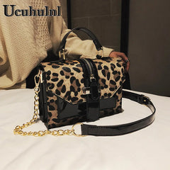 Leopard Print Small Flap Bags Women Bag Over Shoulder Handbags Women Bags