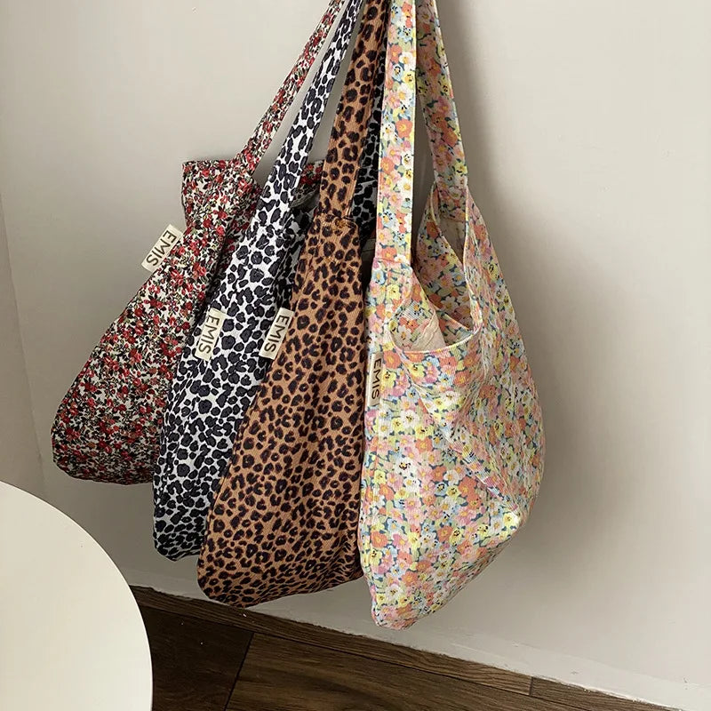 Leopard Print Style Single Shoulder Hand Bag For Girls