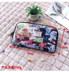 Leopard Printed Wallet Women Men Purses Phone Lipstick Holder Money Coin Bag