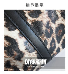 Leopard Style Travel Bag Men Fitness Waterproof Handbag Female Sports Shoulder B