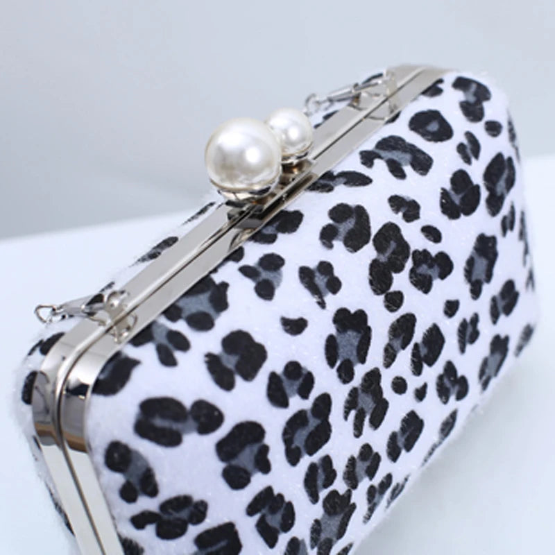 Leopard Unique Bags Trending Handbags for Women Crossbody Clutch Purse
