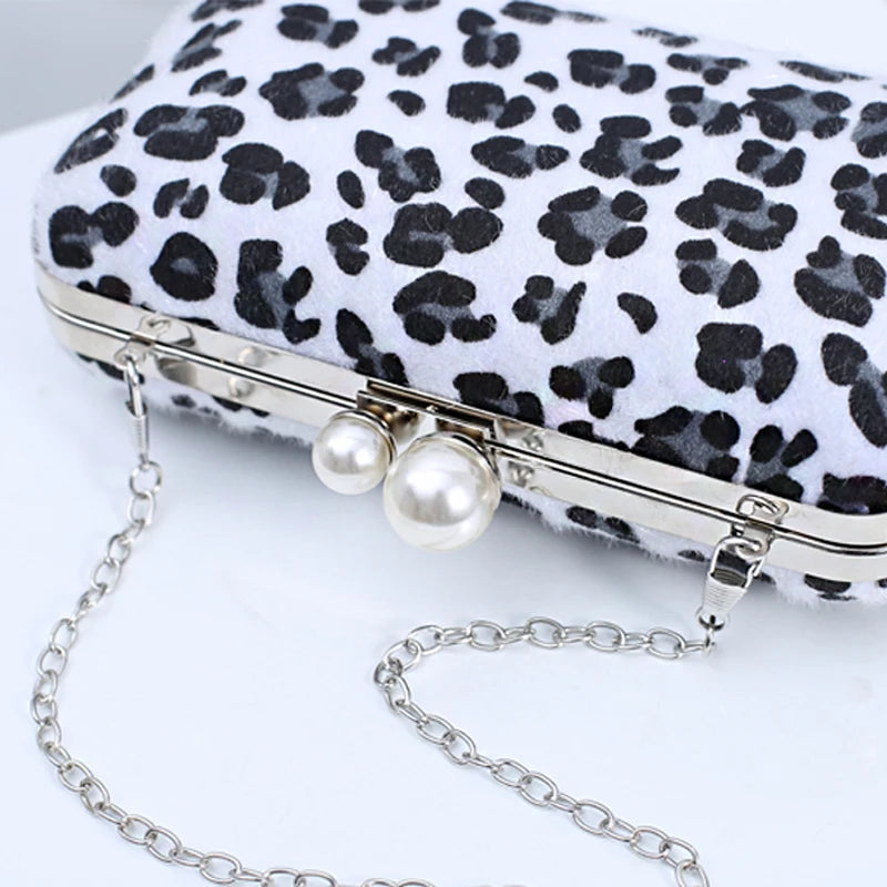 Leopard Unique Bags Trending Handbags for Women Crossbody Clutch Purse