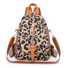 Leopard Women Backpacks Small Female Travel School Bags for Girls