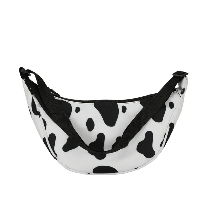 Leopard Waist Bag Crossbody Bags Oxford Zipper Ins Style
