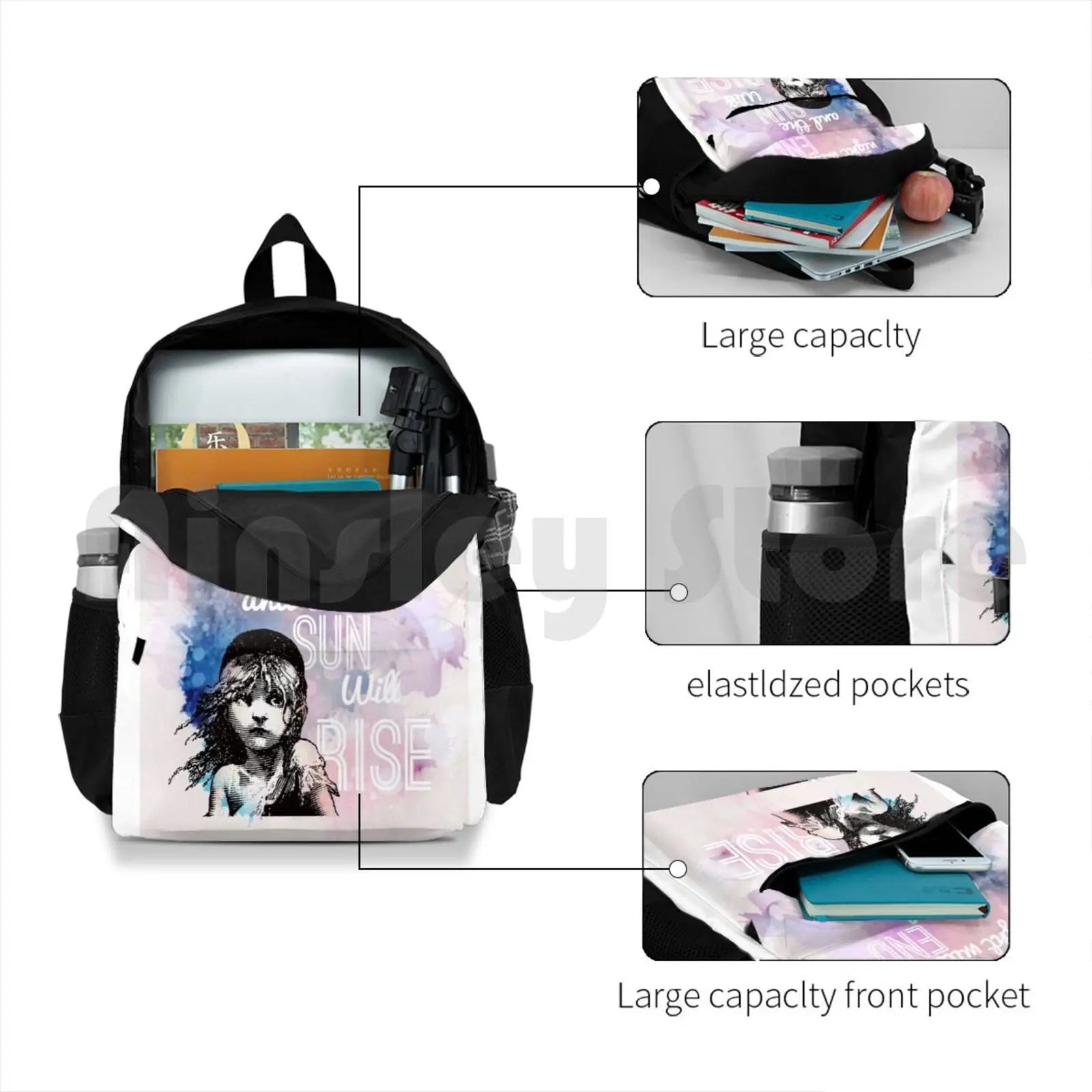 Les Mis Musical-Do You Hear The People Sing Backpack