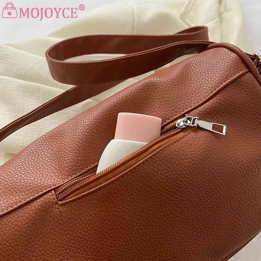 Letter Printed Crossbody Bag Women Handbags PU Leather Casual Portable