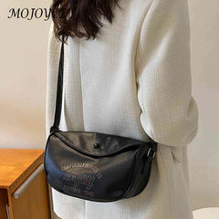 Women Handbags Underarm Bag PU Leather Casual Portable Soft Large Capacity
