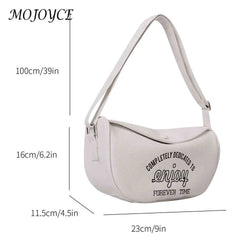 Women Handbags Underarm Bag PU Leather Casual Portable Soft Large Capacity