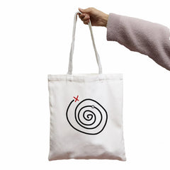 Gothic Canvas Bag Horror Cartoon Large Purse