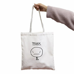 Gothic Canvas Bag Horror Cartoon Large Purse