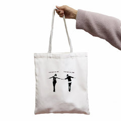 Gothic Canvas Bag Horror Cartoon Large Purse