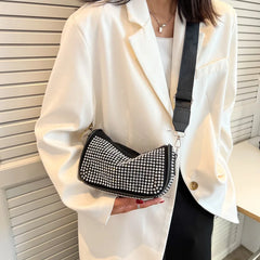 Light Diamond Bag Women's Spring Shoulder Underarm Bag