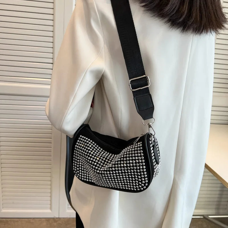 Light Diamond Bag Women's Spring Shoulder Underarm Bag