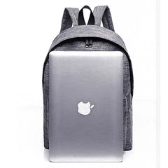 Lightweight Canvas Backpack Men College Teens School Bags