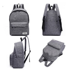 Lightweight Canvas Backpack Men College Teens School Bags