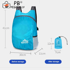 Waterproof Foldable Ultralight Backpack for Outdoor Travel Camping Hiking Sports