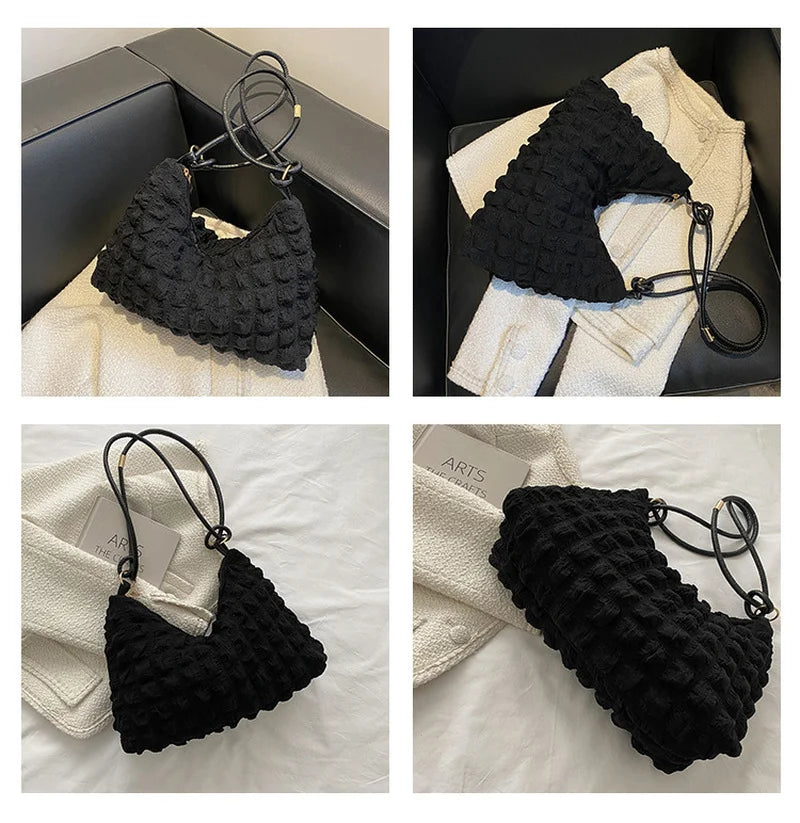 Winter High-quality Soft Women's Handbag Large Tote Bag