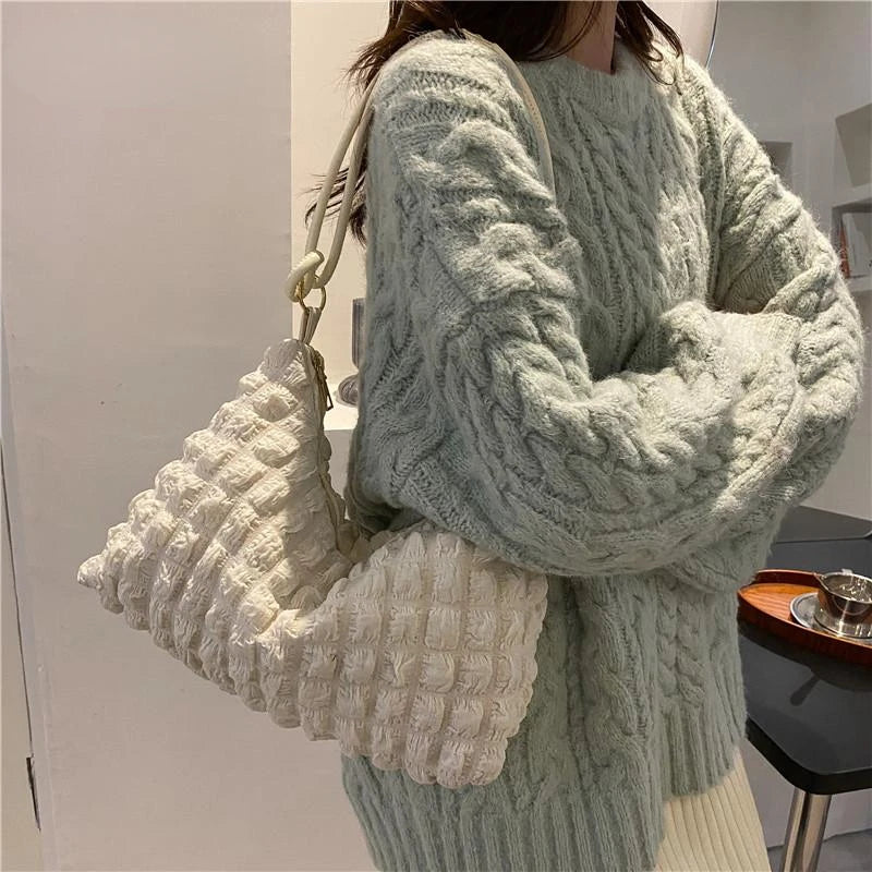 Soft Winter Tote Bag High-quality Armpit Bag for Women