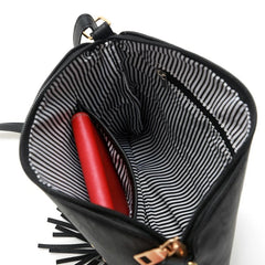 Stylish Crossbody Bag with Tassel