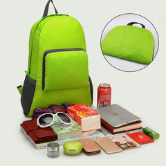 Astronaut Print Lightweight Outdoor Backpack Green