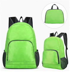 Feather Print Packable Backpack Ultralight Outdoor Folding Bag