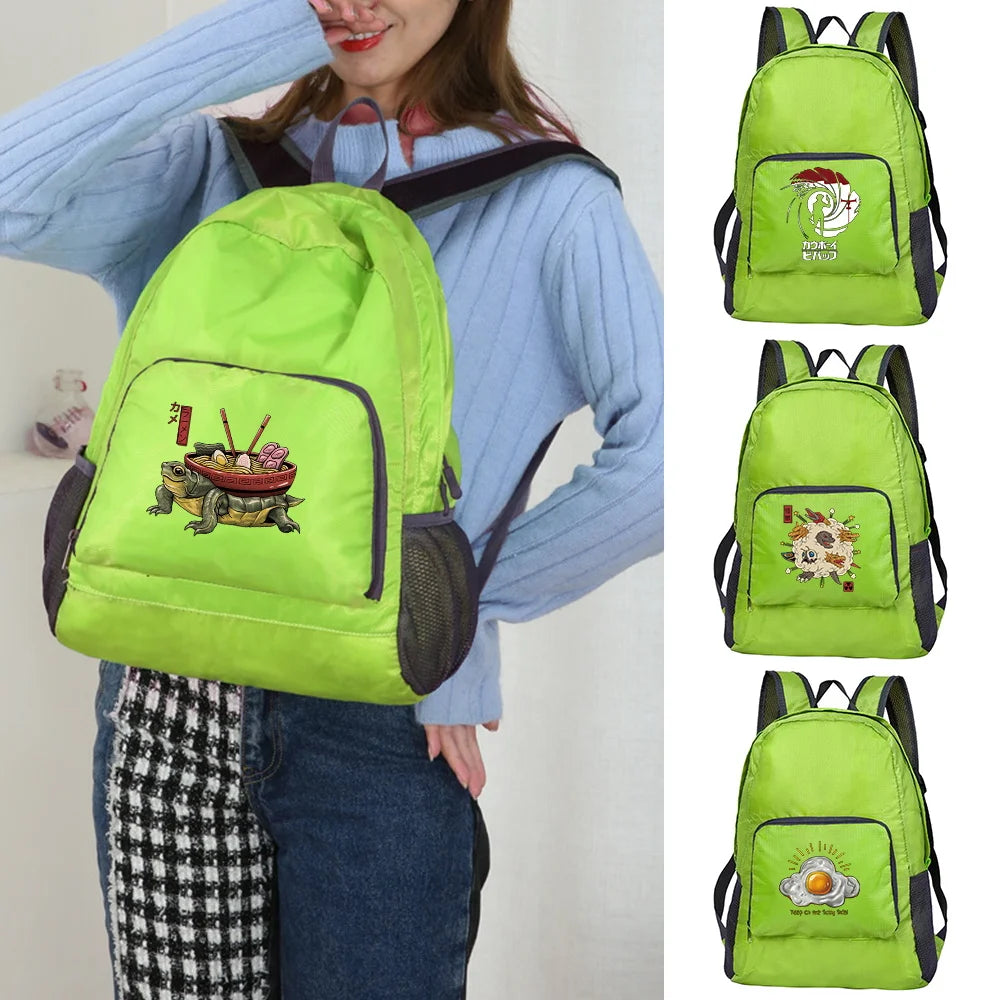 Portable Travel Backpack Men Outdoor Hiking Folding Bag Pack