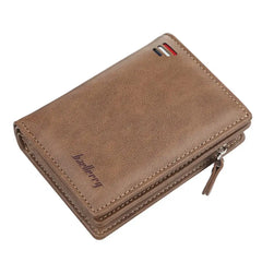 Retro Square Coin Purse Male Cash Holder for Trip