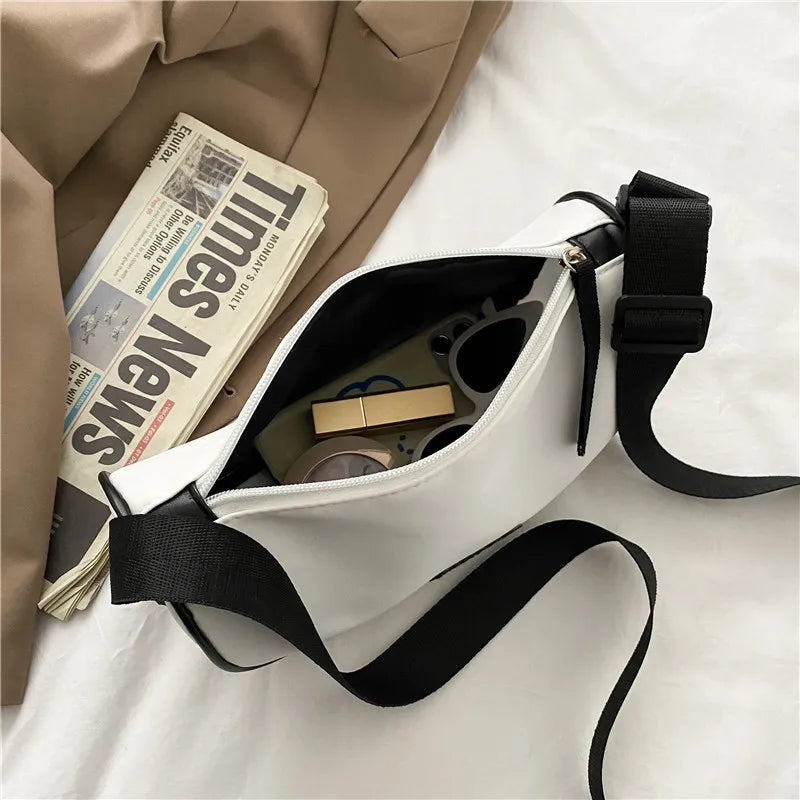 Small Lightweight Shoulder Bag for Women Summer Sports Messenger Waist Bag