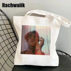 Lil Peep Harajuku Tote Bag Gothic Canvas Shopper