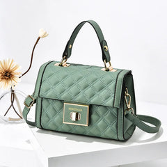 Lingge Texture One-shoulder Handbag Ladies Fall/winter Hot-selling