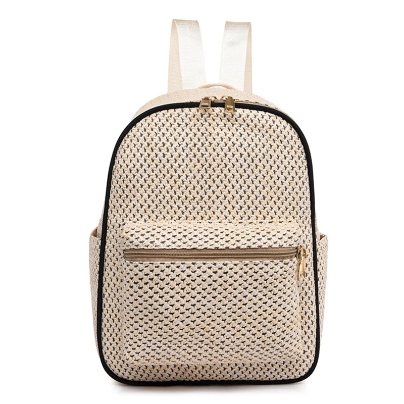 Bohemian Woven Backpack Purse Bag for Women