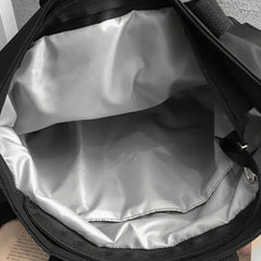 Literary Nylon Tote Bag Waterproof Multifunction Shoulder Bag for Women