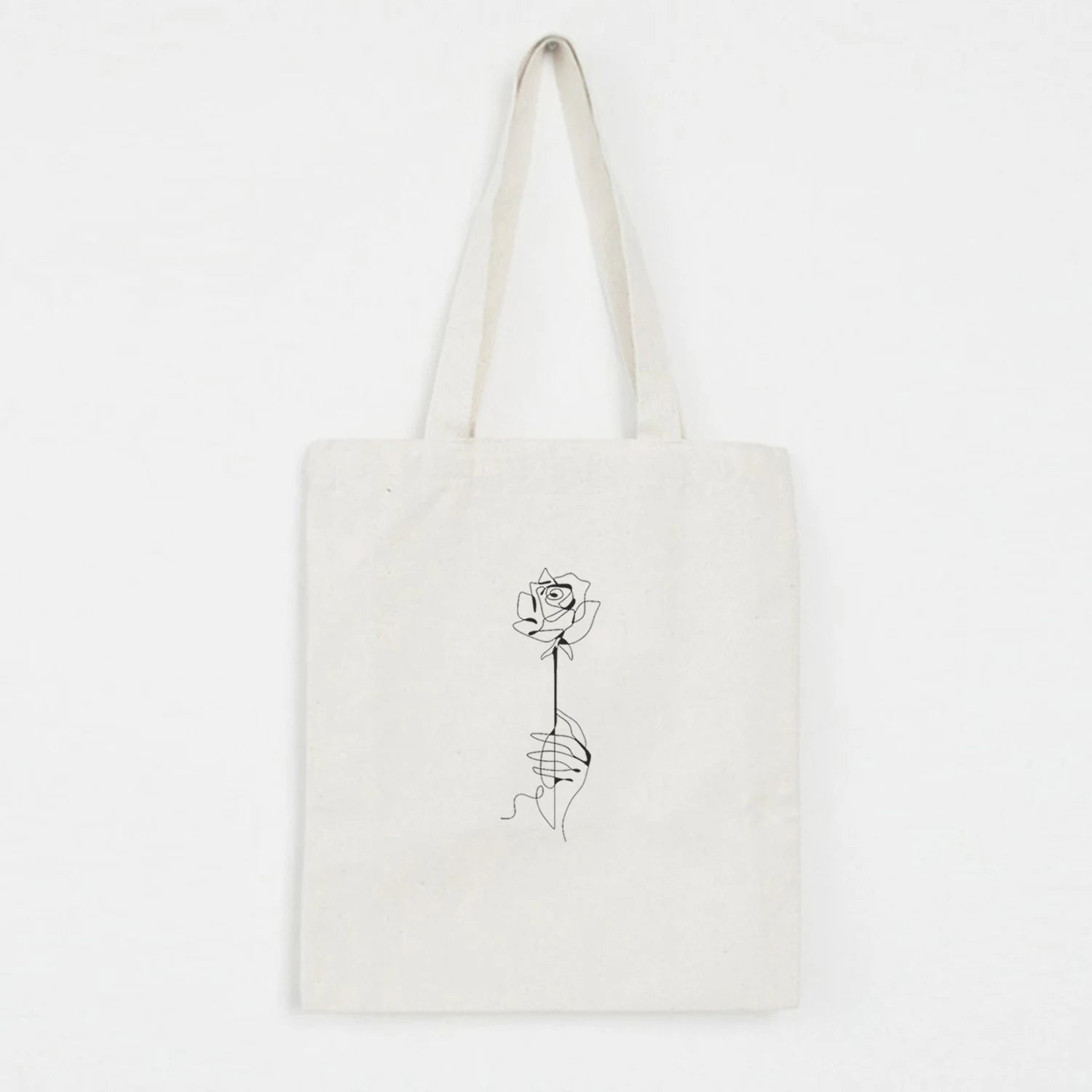 Flower Print Eco Reusable Shoulder Bag for Women