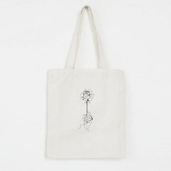 Flower Print Eco Reusable Shoulder Bag for Women