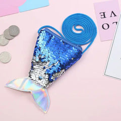 Mermaid Tail Coin Reversible Sequin Fish Scale Bag