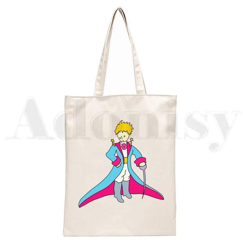 Little Prince Art Retro Pretty Handbags Shoulder Bags Casual Shopping Girls