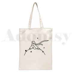 Little Prince Art Retro Pretty Handbags Shoulder Bags Casual Shopping Girls