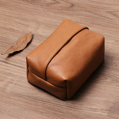 Leather Tissue Box Storage Box for Home and Car