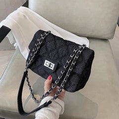 Vintage Denim Shoulder Bag Streetwear Harajuku Sling Crossbody
