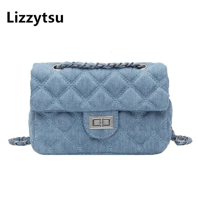 Vintage Denim Shoulder Bag Streetwear Harajuku Sling Crossbody