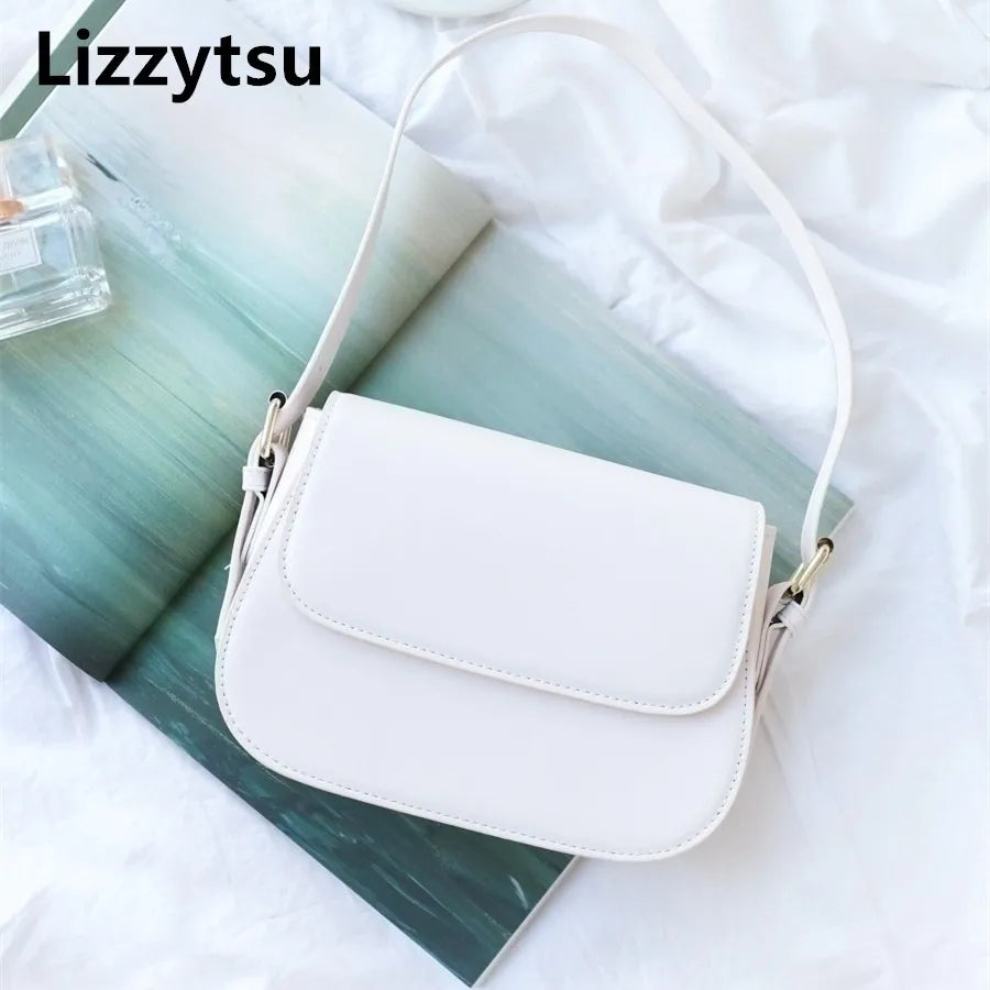 Vintage Casual Mini PU Handbags Women Bags Flap Shoulder Bags