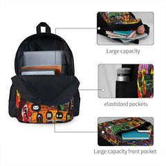 Lnotgy Backpacks Men's Women's Zipper Bags Organizer