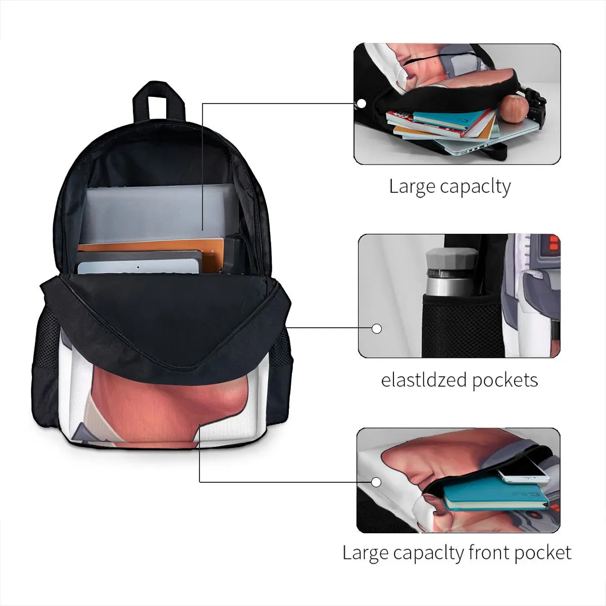 Lobot Backpacks Men Women Kids Bag