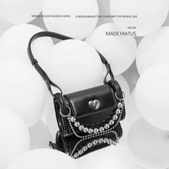 Love Chain Cylinder Bag Senior Sense One Shoulder Crossbody Bag